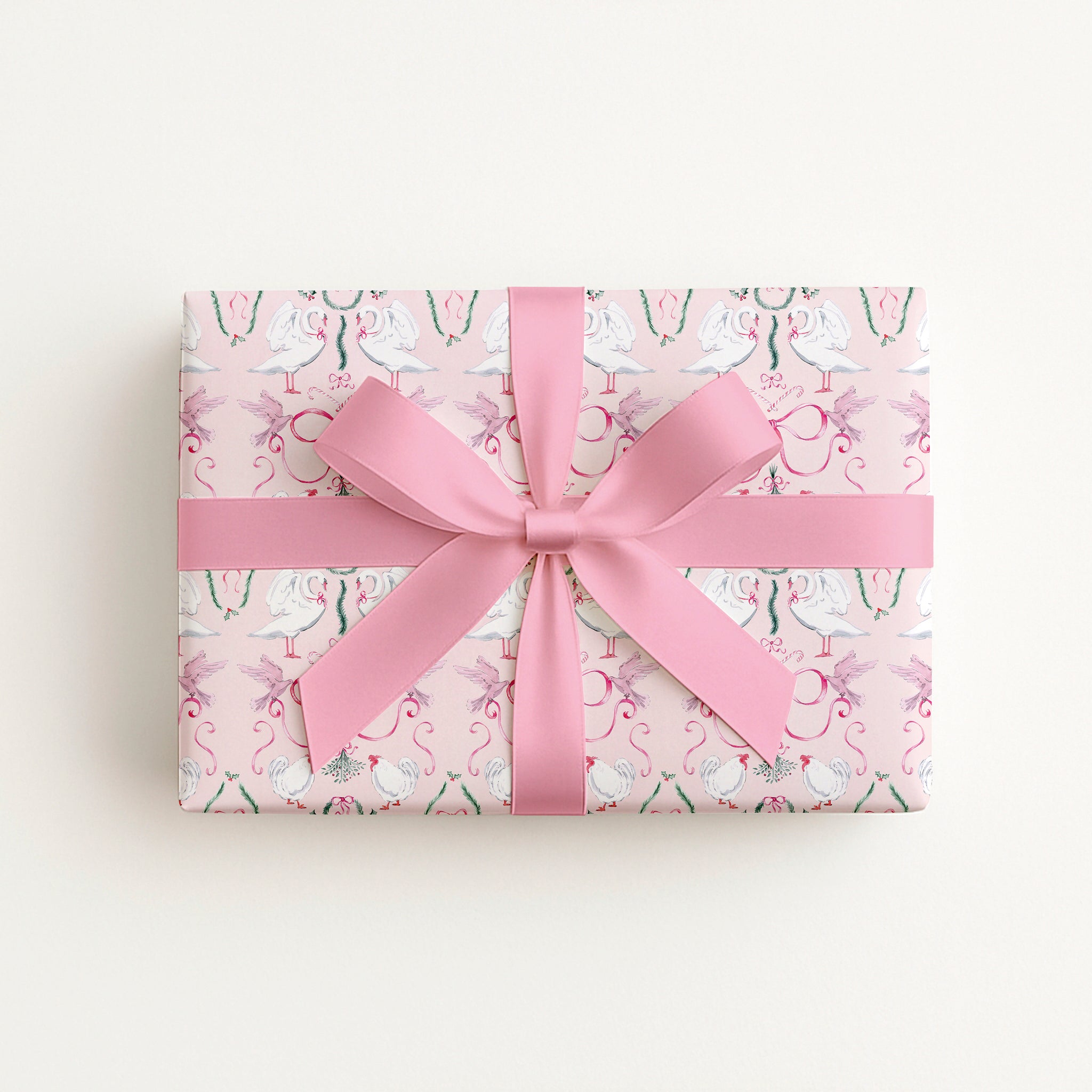 12 Days of Christmas Wrapping Paper Sheet