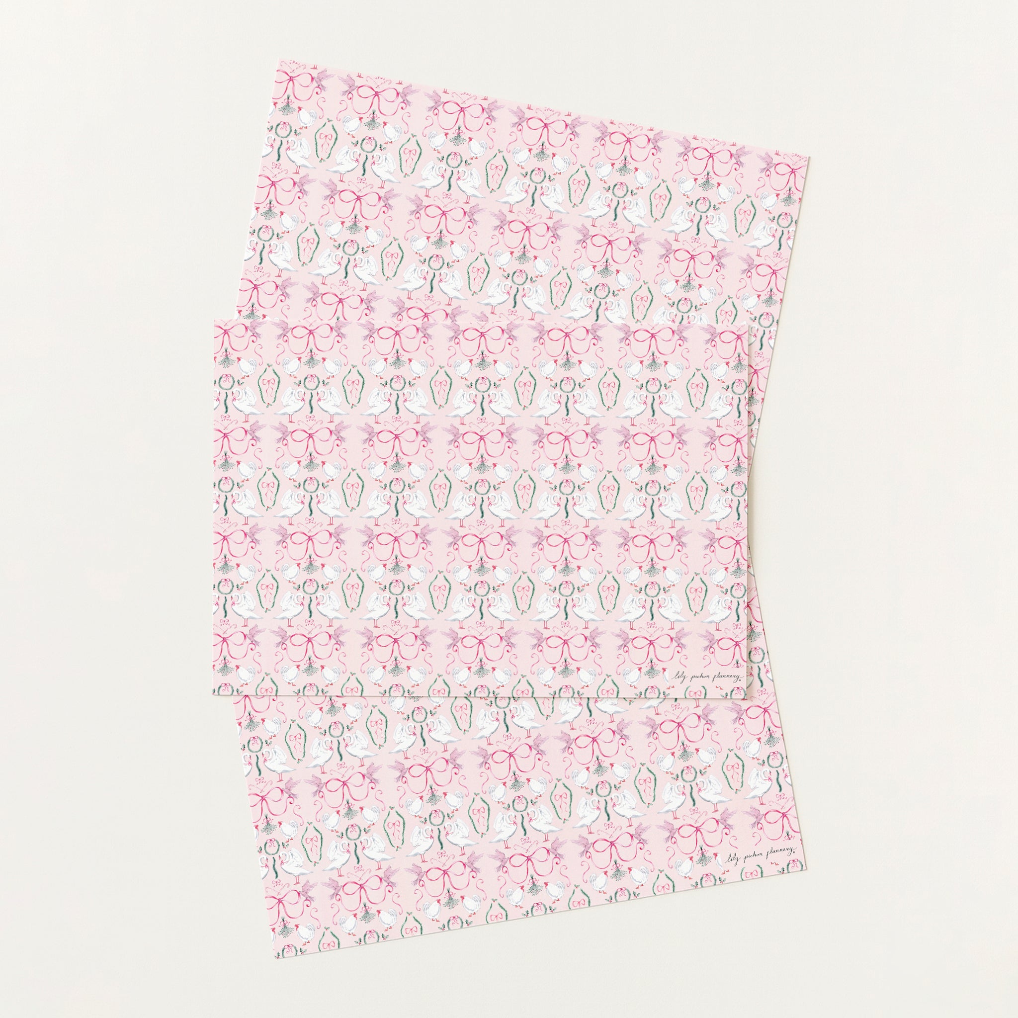 12 Days of Christmas Wrapping Paper Sheet x3 pack