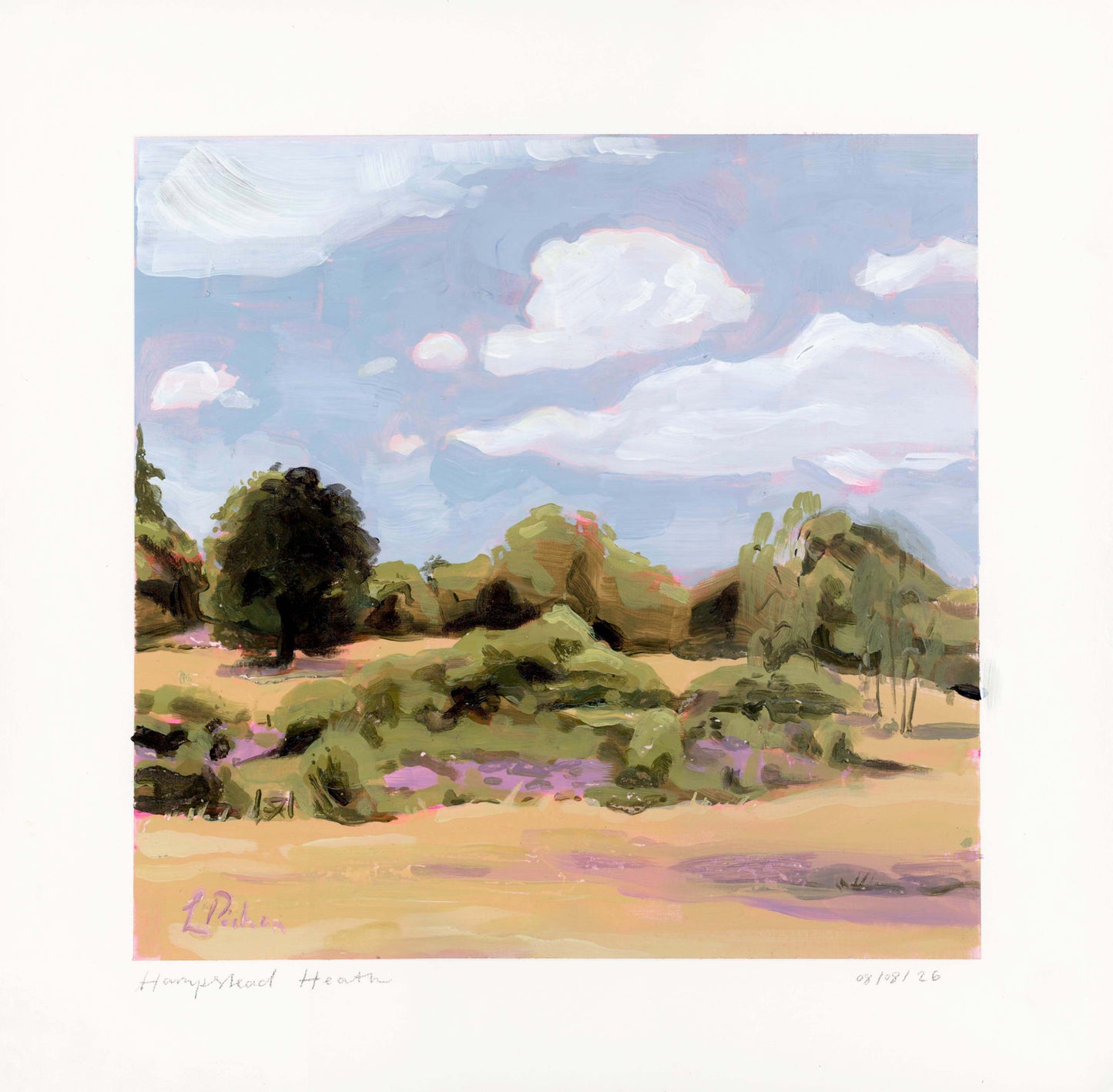 Hampstead Heath Original Painting